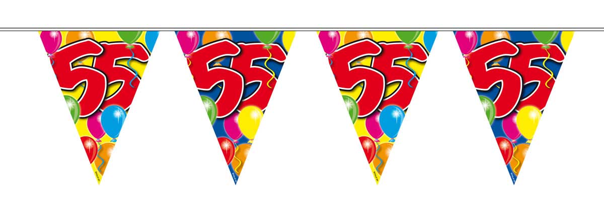55 Jaar Slinger Balloons - 10 meter