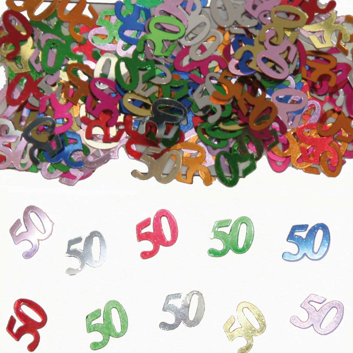 50 Jaar Tafeldecoratie / Sierconfetti afbeelding