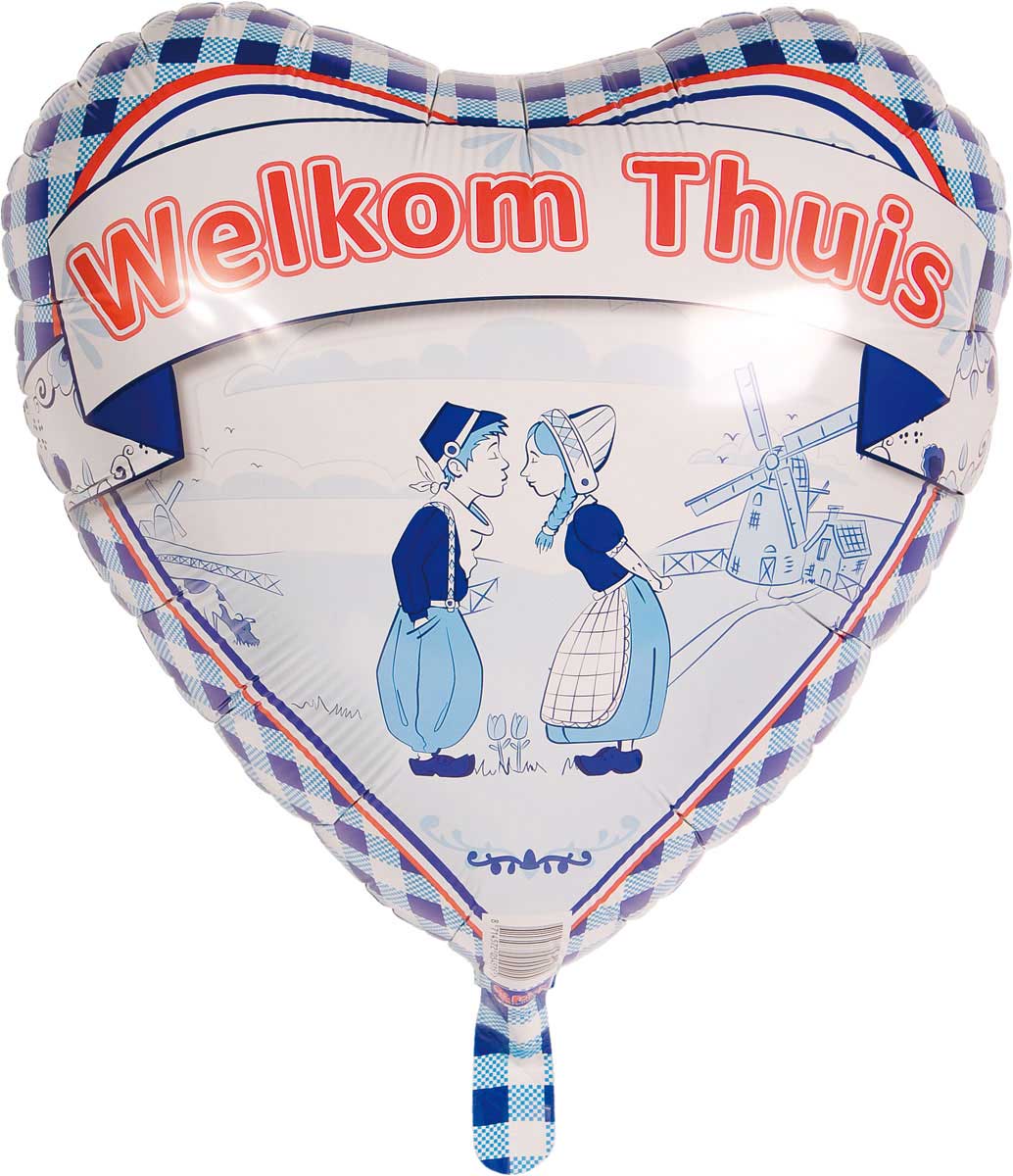 Welkom thuis ballon 46cm afbeelding