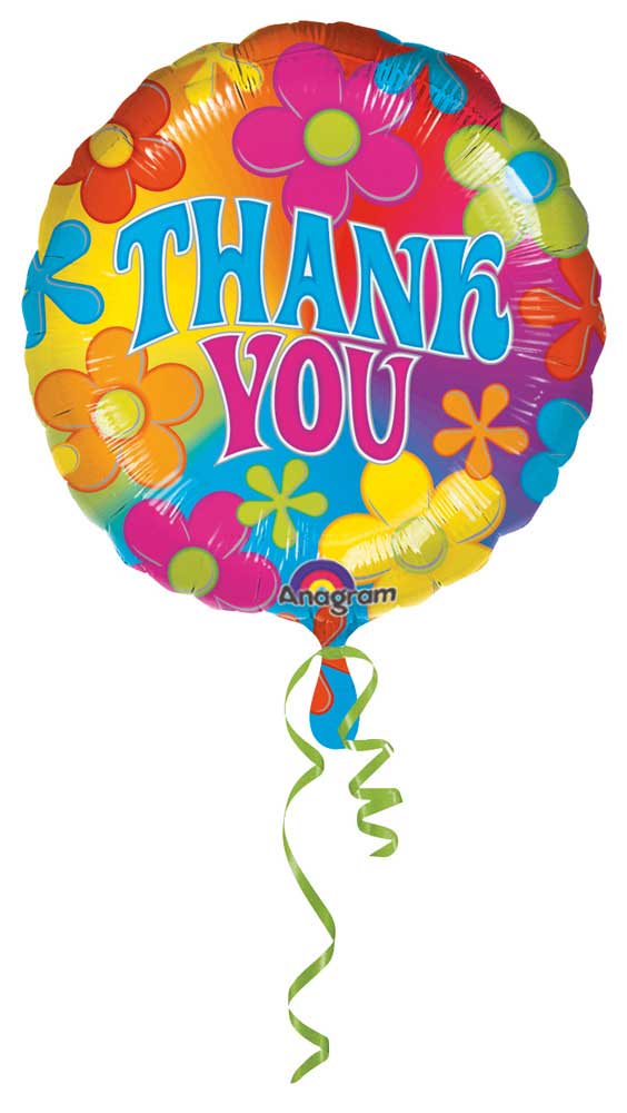 Thank You Ballon - 46cm afbeelding