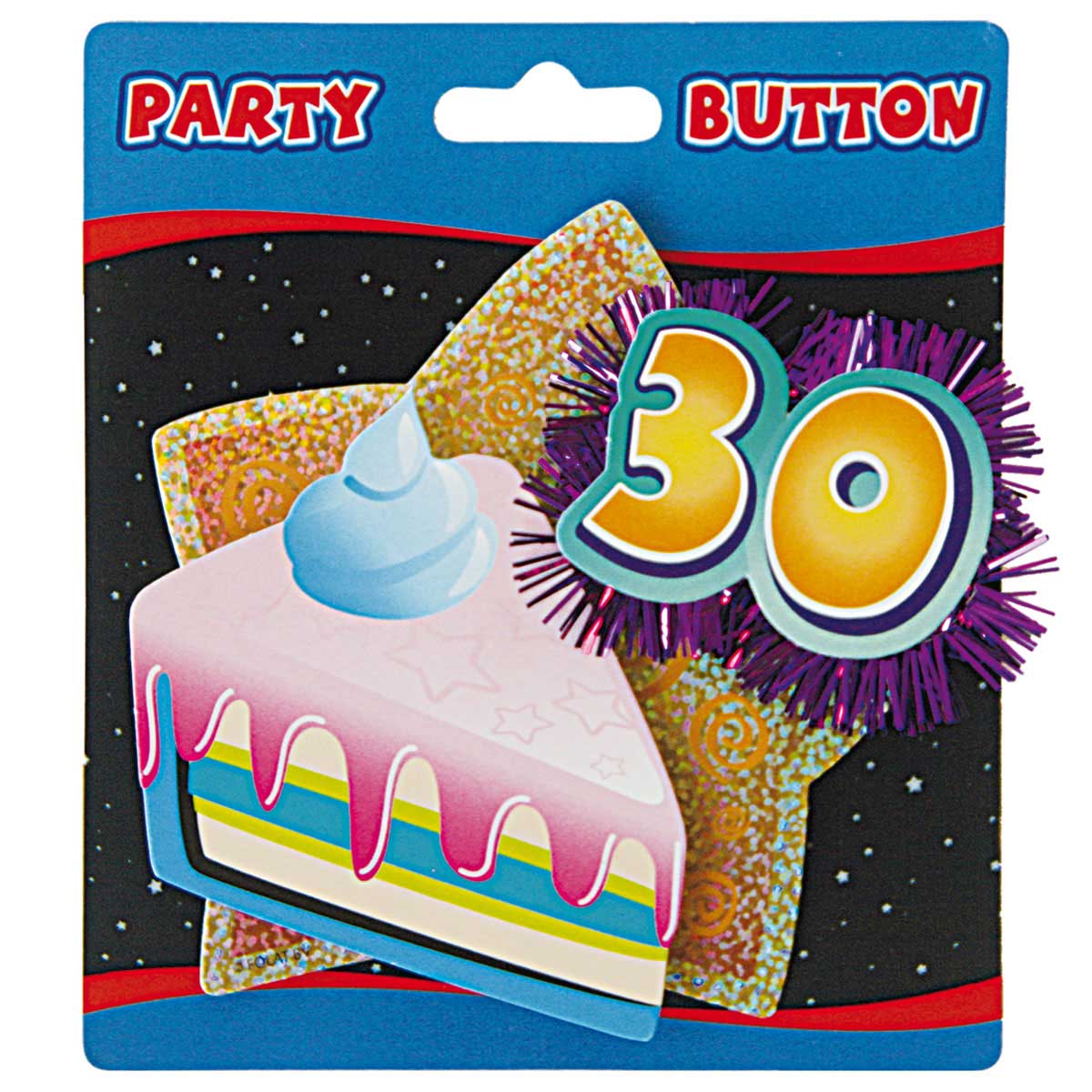 30 Jaar 3D Button