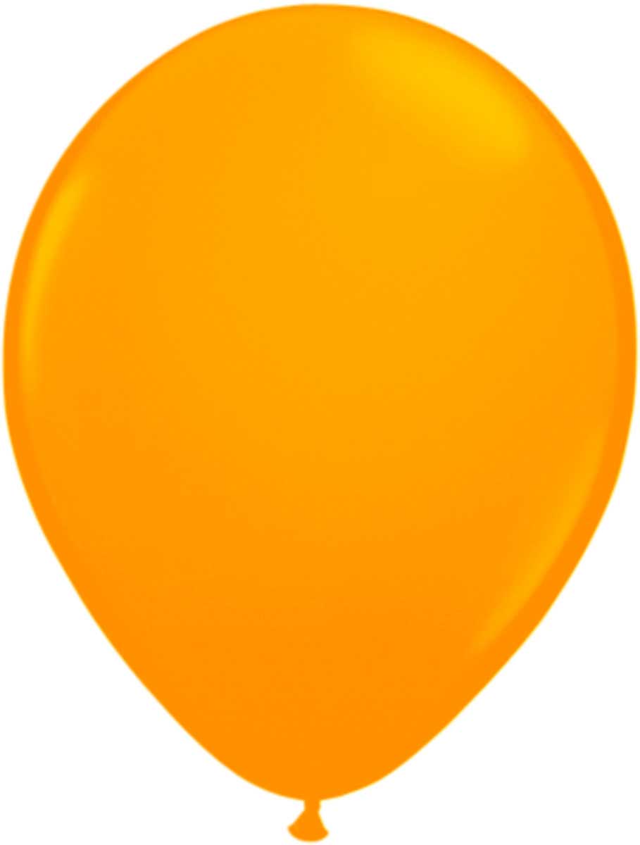 Oranje Neon Ballonnen 25cm - 8 stuks afbeelding