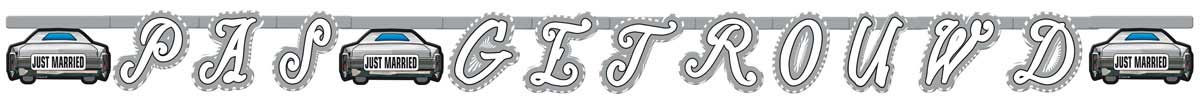 Letterslinger Pas Getrouwd
