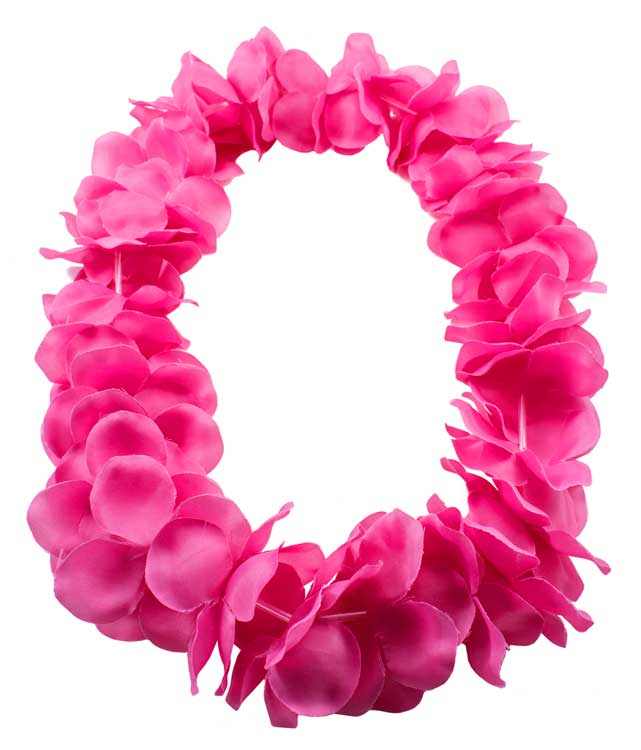 Hawai krans neon roze afbeelding
