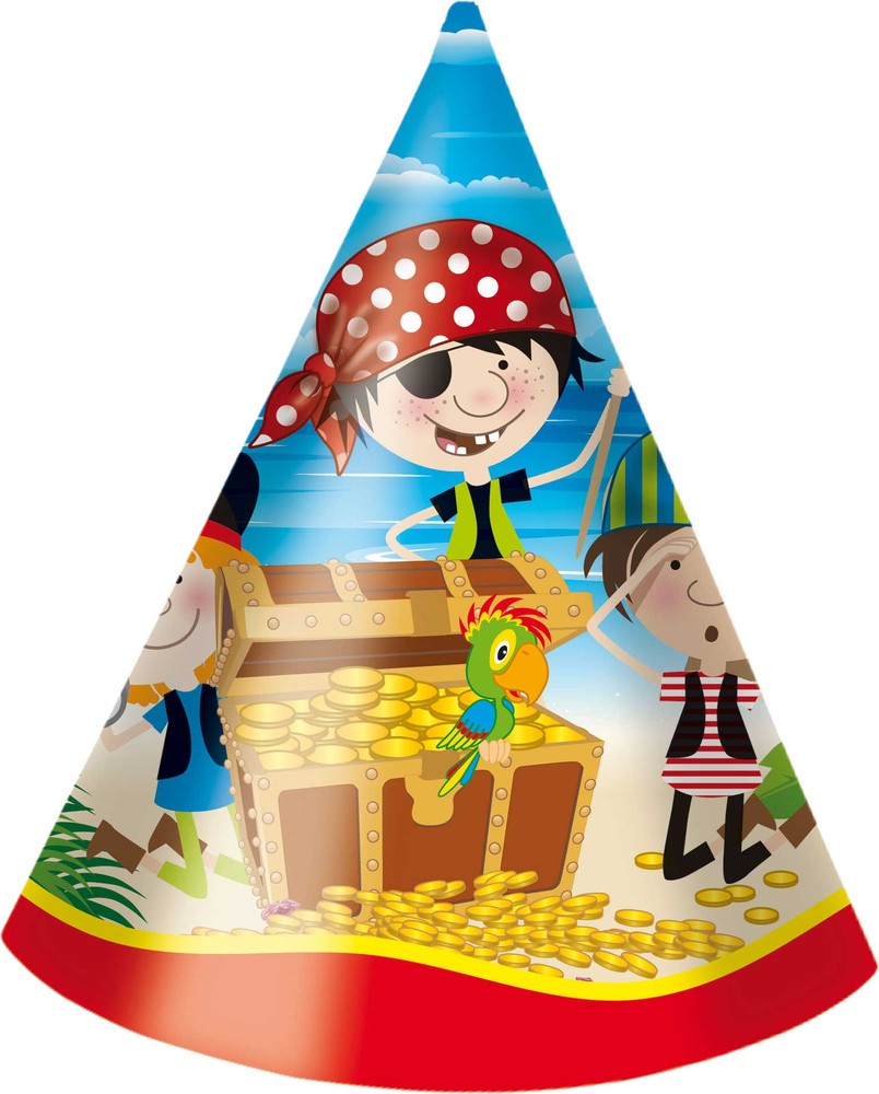 Little Pirates hoedjes - 8 stuks afbeelding