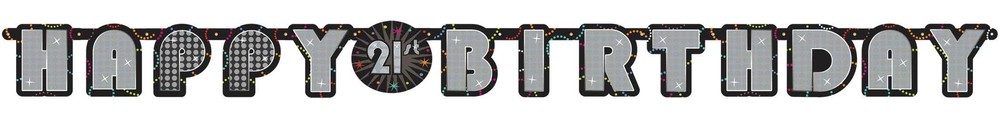 Banier time to party personaliseren afbeelding