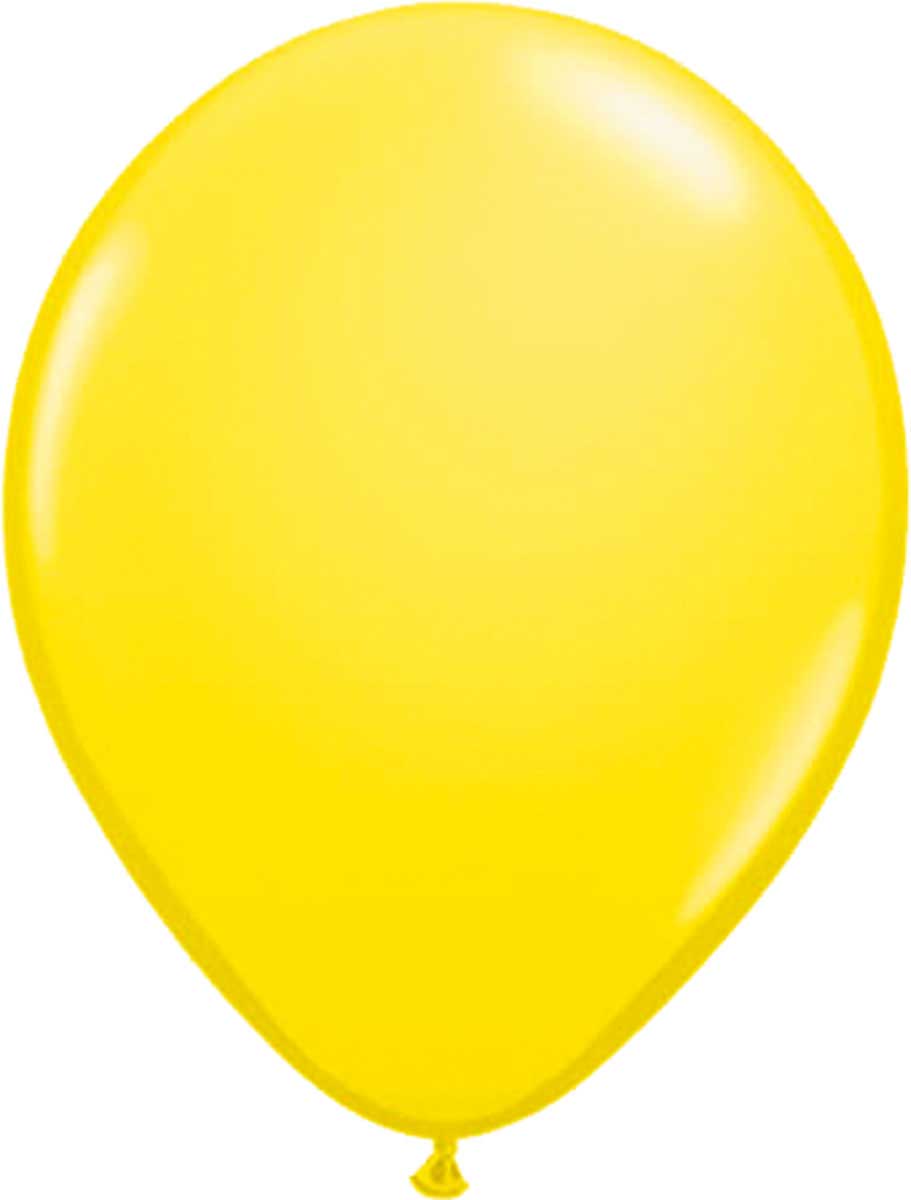 Gele Ballonnen  - 13cm 20 stuks. afbeelding