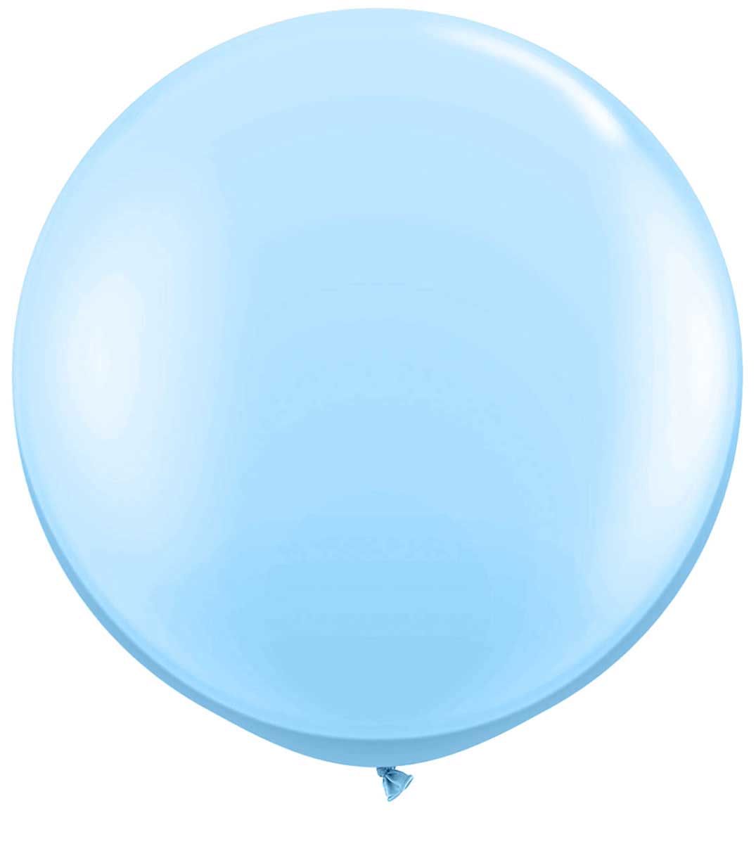Lichtblauwe ballon XL - 90cm