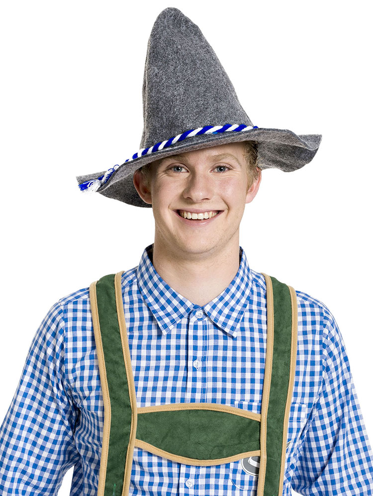 Oktoberfest Hoed Beieren Blauw-Wit afbeelding