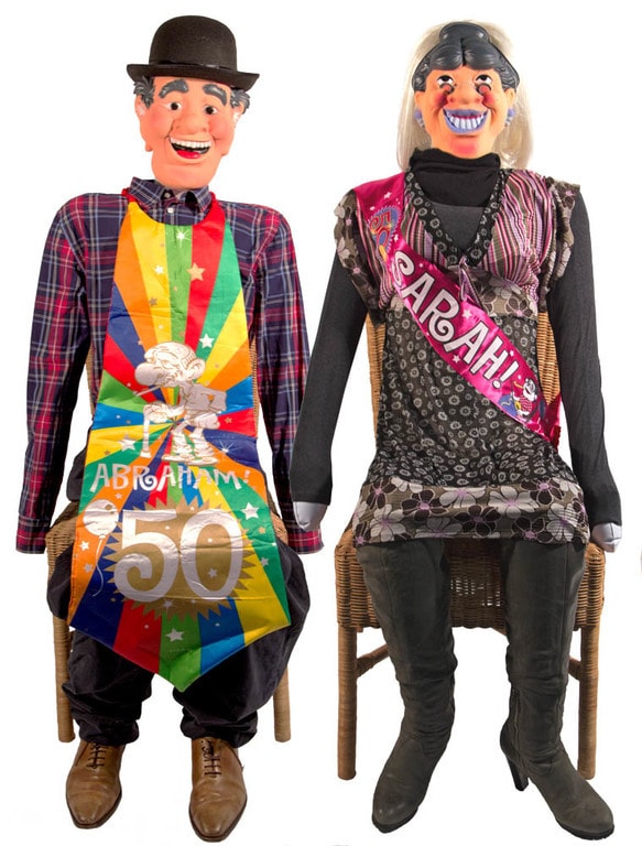 Opblaaspop Abraham of Sarah 50 Jaar - 1,44 mtr afbeelding