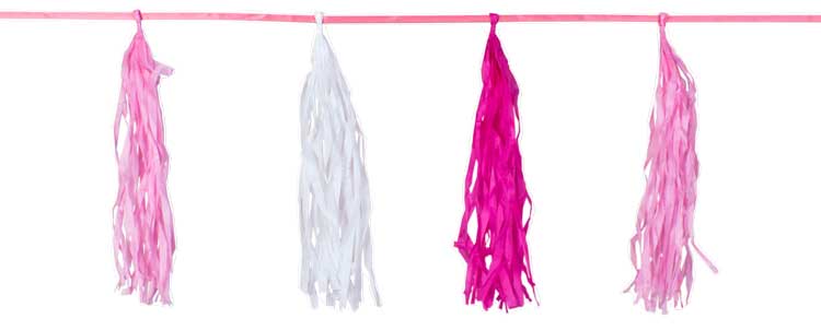 Roze Geboorteslinger Franje - 3 meter