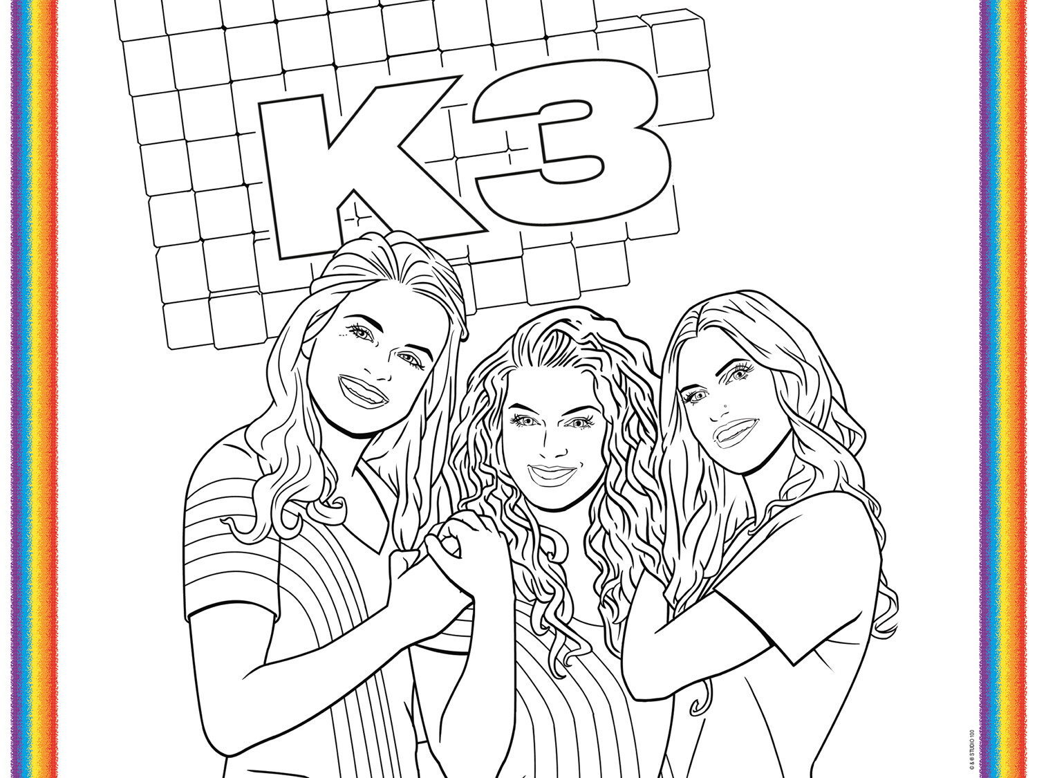 K3 Kleur Placemats - 6stk