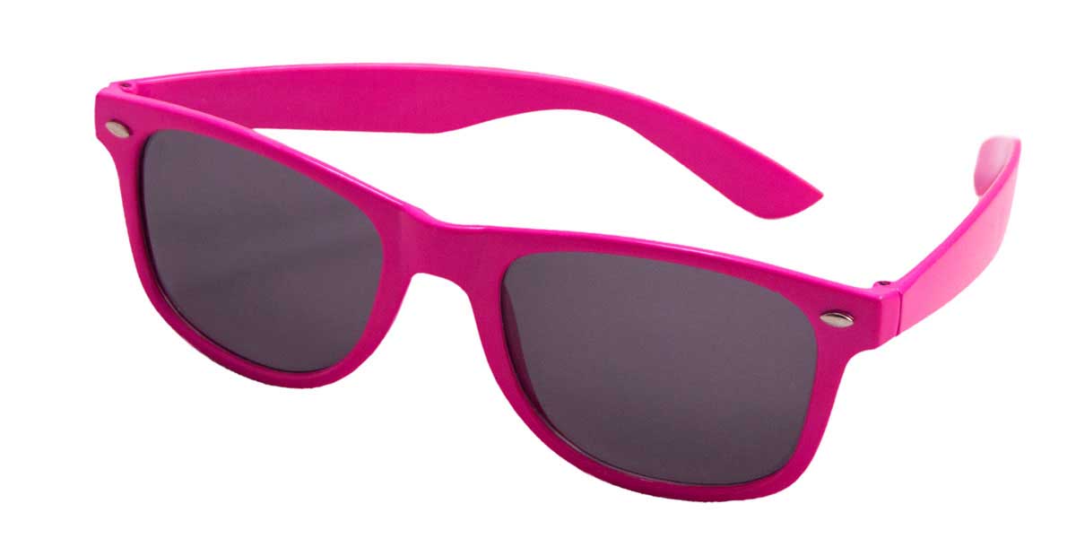 Bril blues brothers neon pink afbeelding