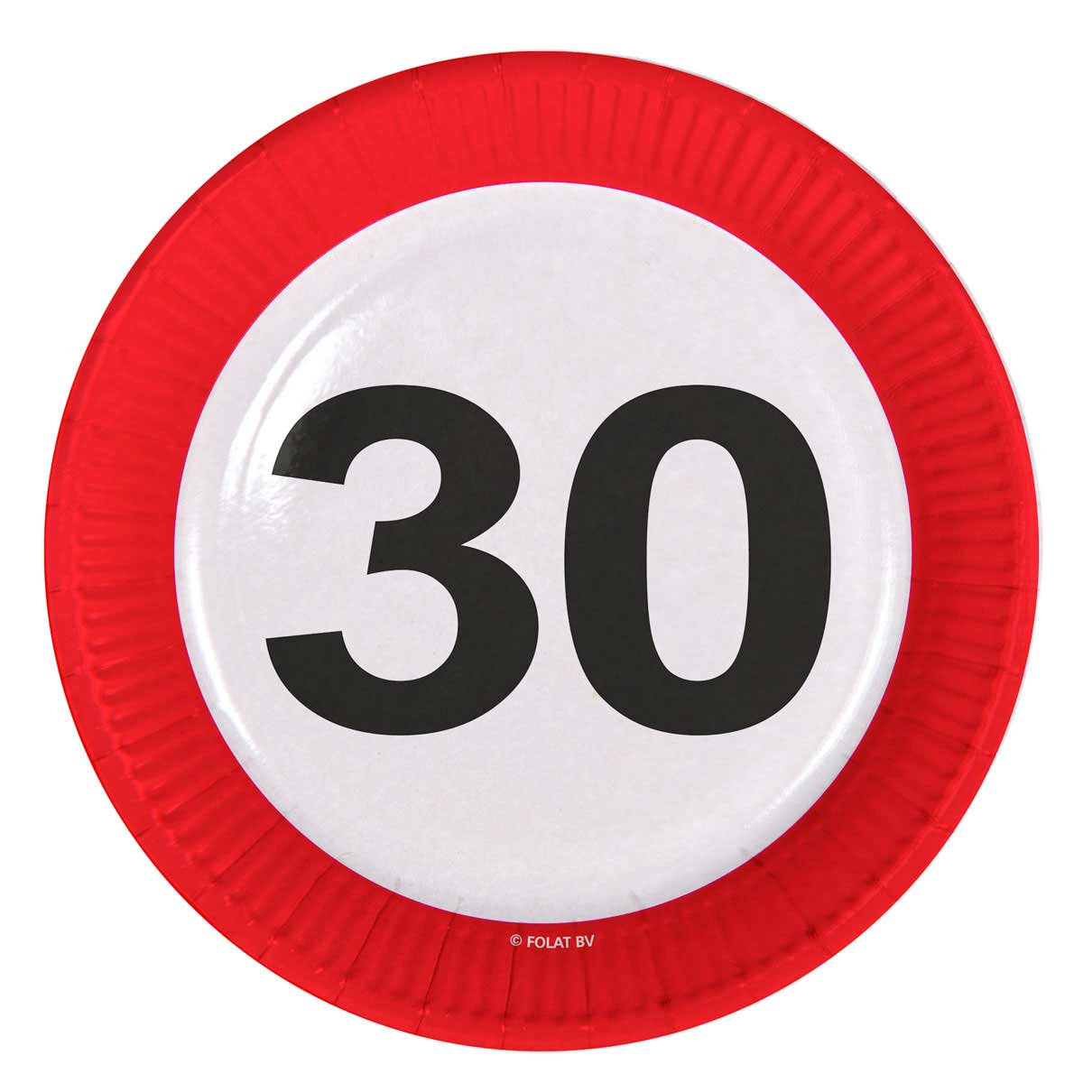30 Jaar Verkeersbord Borden - 8 stuks afbeelding