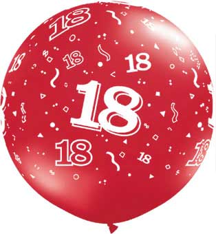 3ft 18 rnd ruby redstk afbeelding