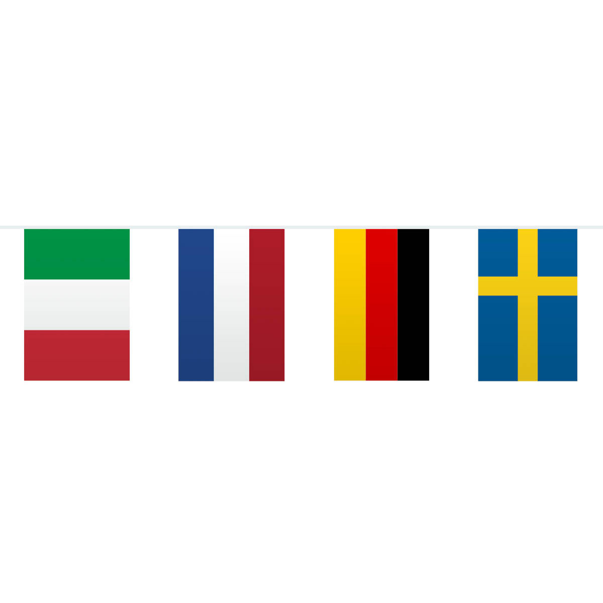 Vlaggenlijn Europa Vierkant - 10 meter afbeelding