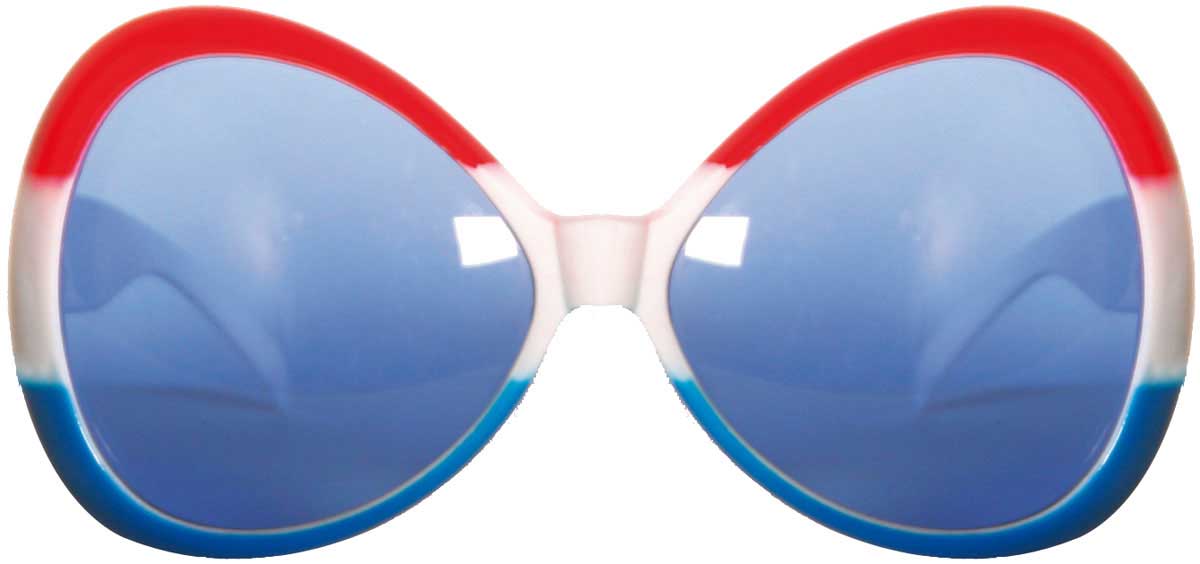 Rood Wit Blauwe Bril