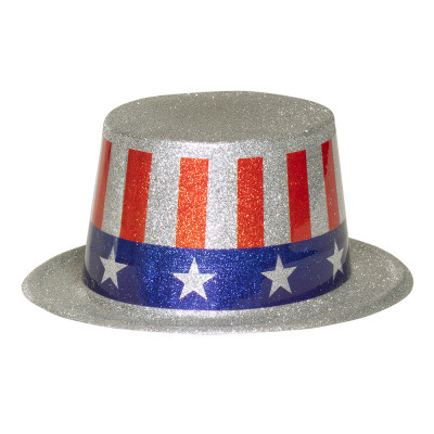 Partyhoed Glitter USA afbeelding