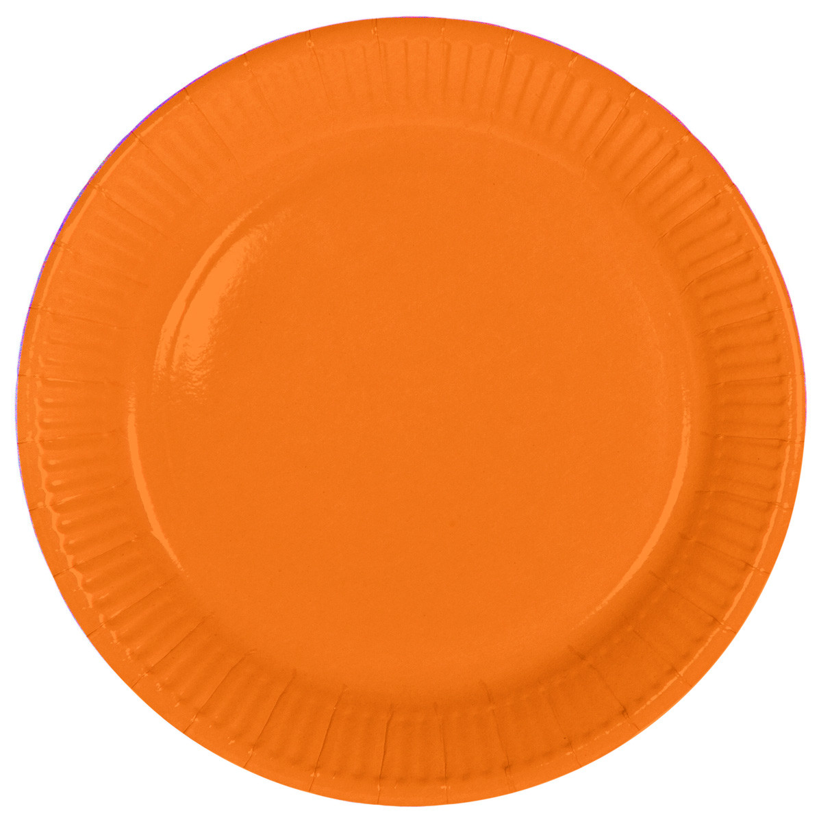 Oranje Borden 23cm - 8 stuks afbeelding