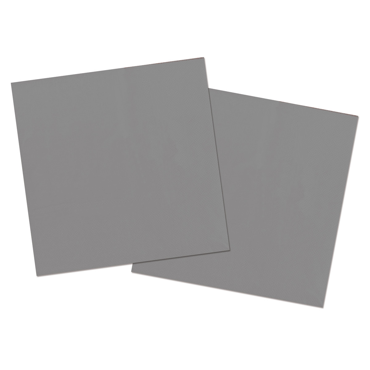Zilverkleurige Servetten - 20 stuks afbeelding
