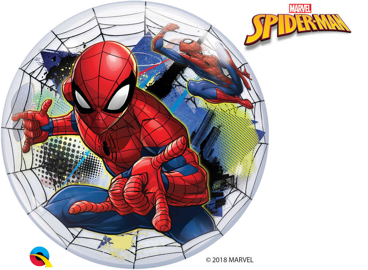 Spiderman Bubbles Ballon - 56cm afbeelding