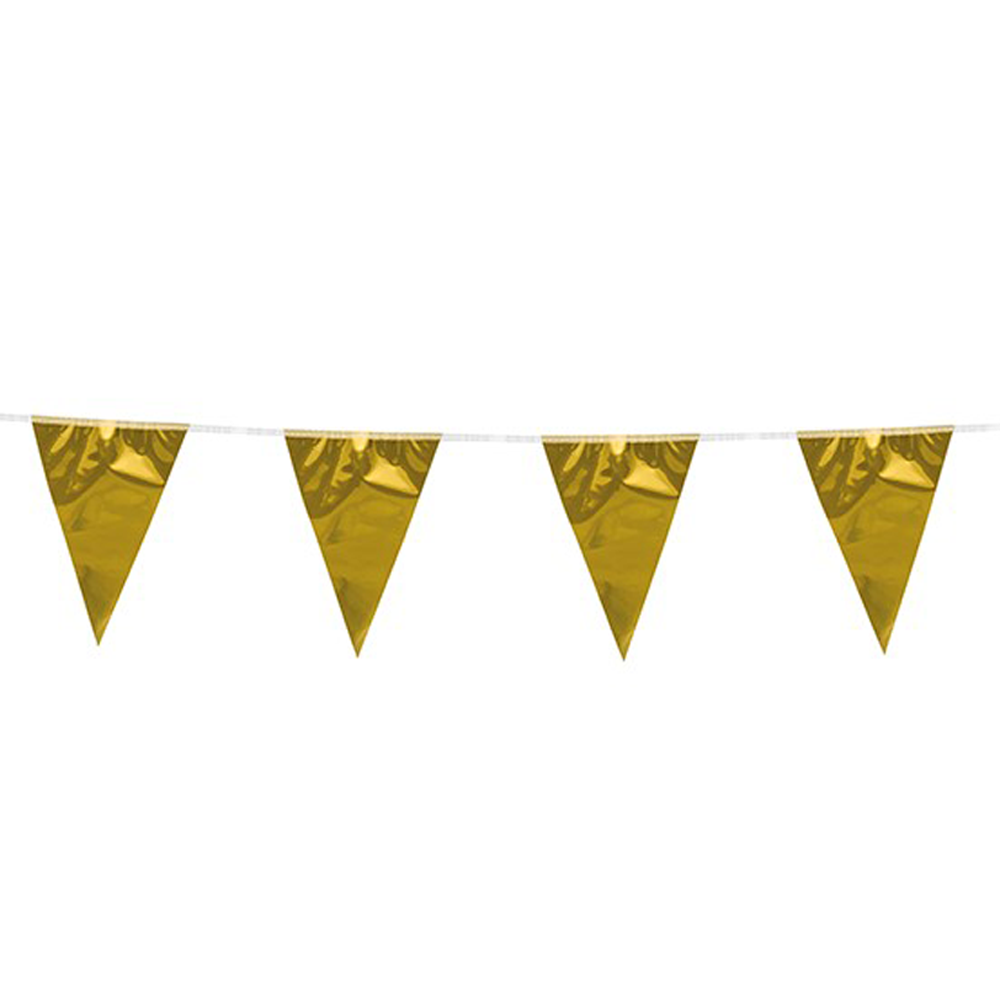 Vlaggenlijn Goud - 10 meter afbeelding
