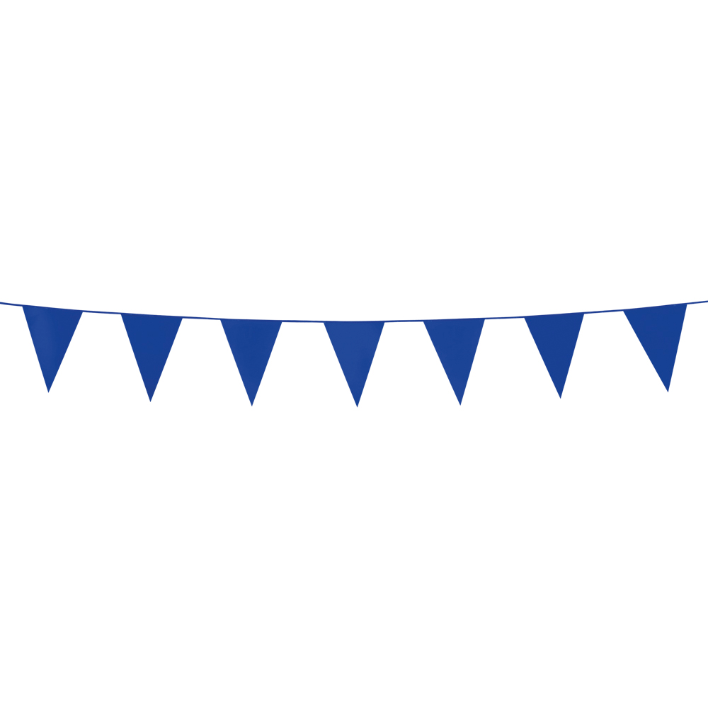 Blauwe Mini Vlaggenlijn - 3 meter