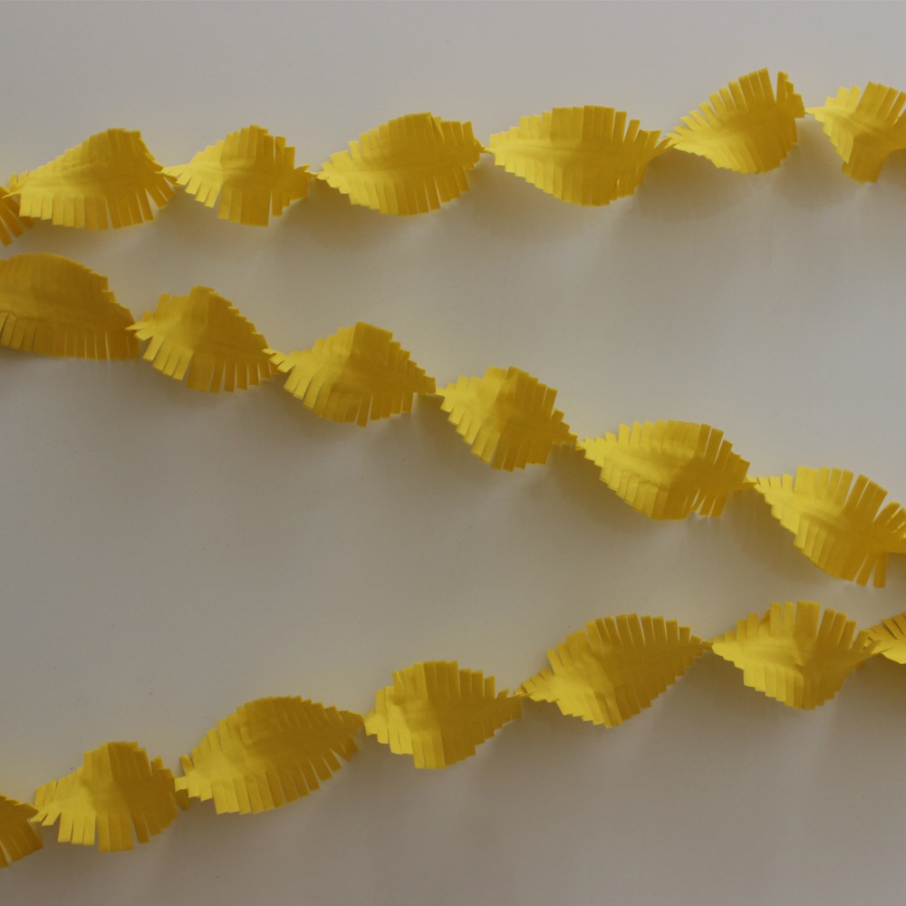 Gele Crepe Papier Slinger - 24mtr