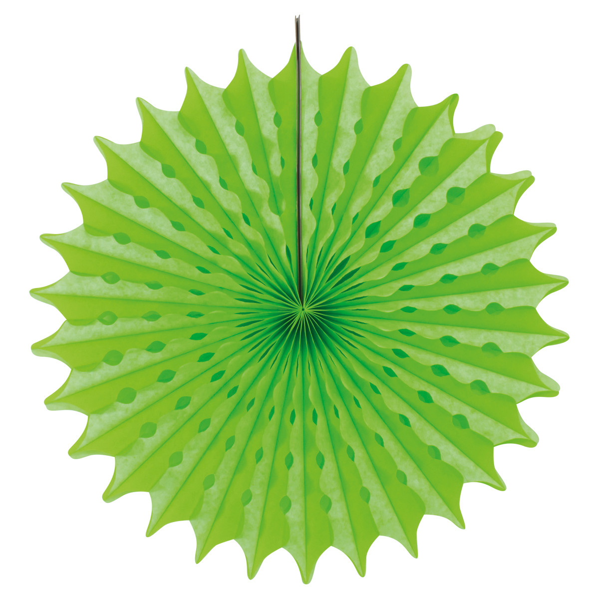 Honeycomb Waaier Neon Groen - 45cm