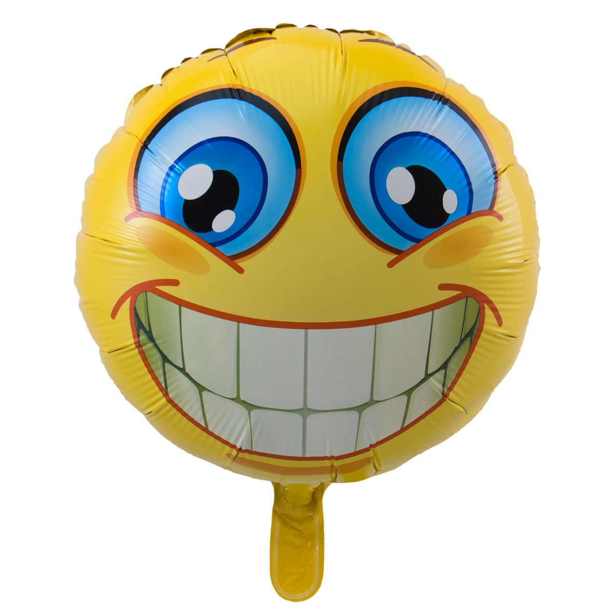 Lachende Emoticon Folieballon - 43cm afbeelding