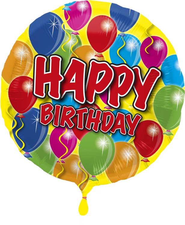 Happy Birthday Folieballon 43cm afbeelding