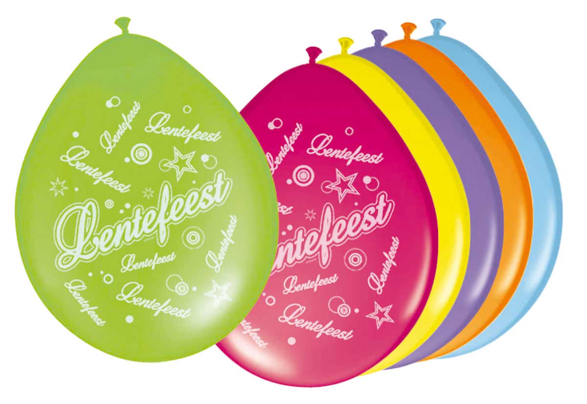 Lentefeest Ballonnen - 30m - 8 stuks afbeelding
