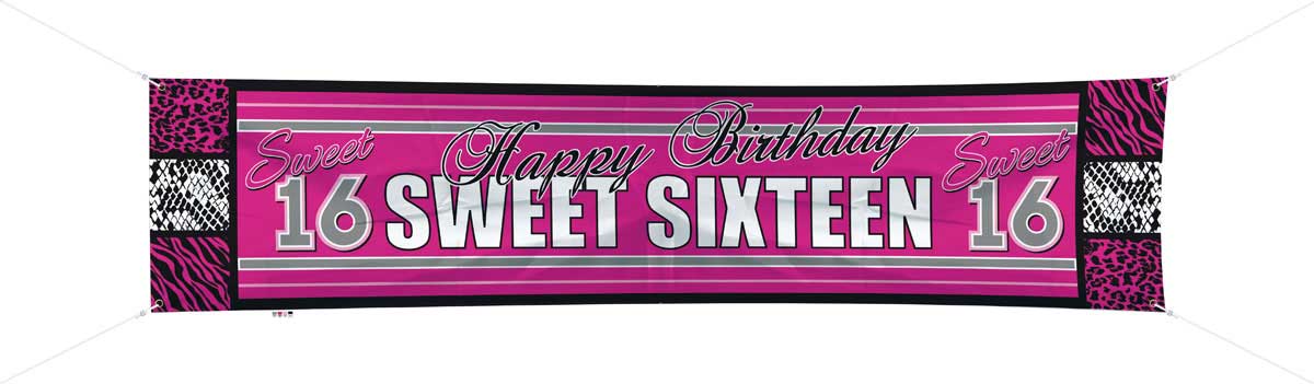 Sweet 16 Spandoek - 180x40cm