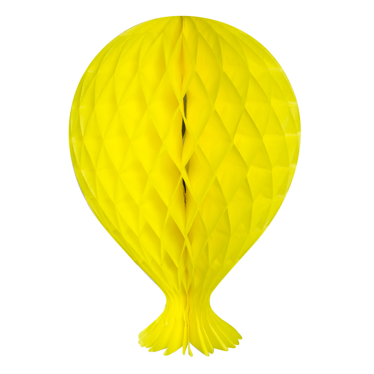 Gele Honeycomb Ballon - 37cm