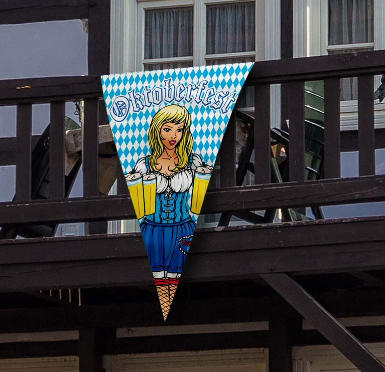 Megavlag Oktoberfest 100x150cm afbeelding