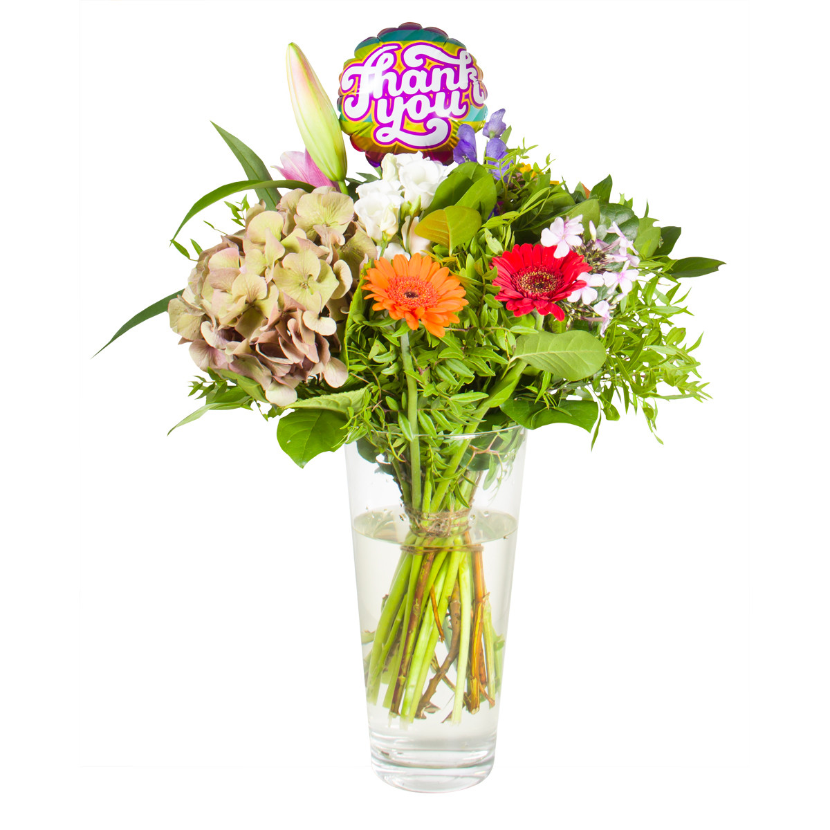 Wensballon Thank You - 15 cm afbeelding