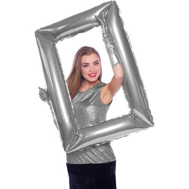 Folieballon Zilverkleurige Fotolijst afbeelding