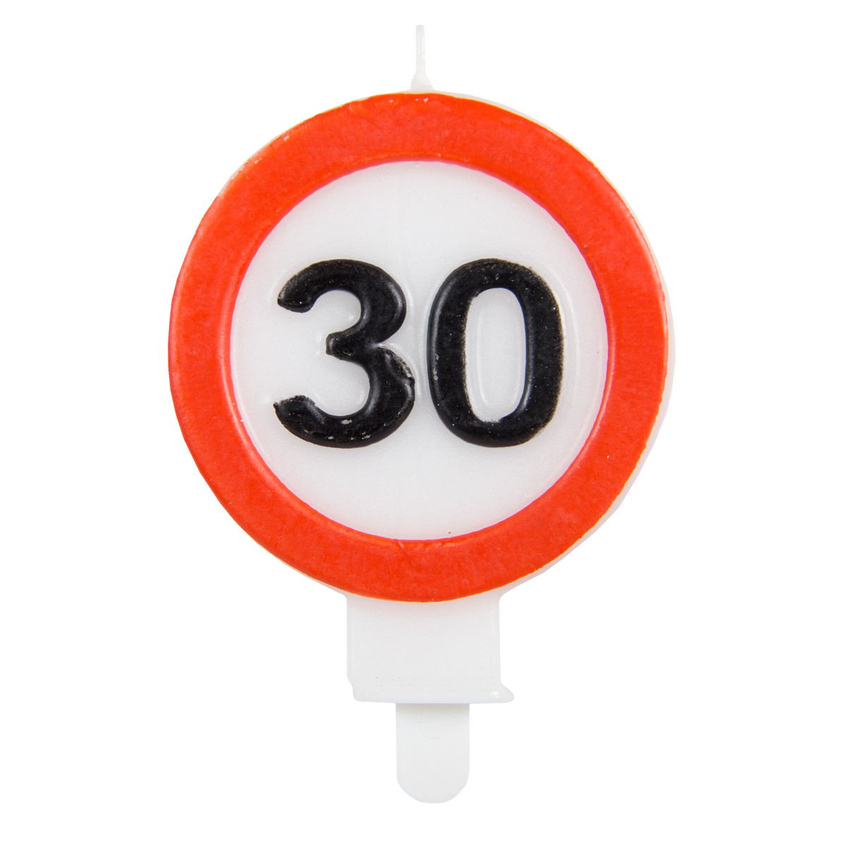 30 Jaar Verkeersbord Kaars afbeelding