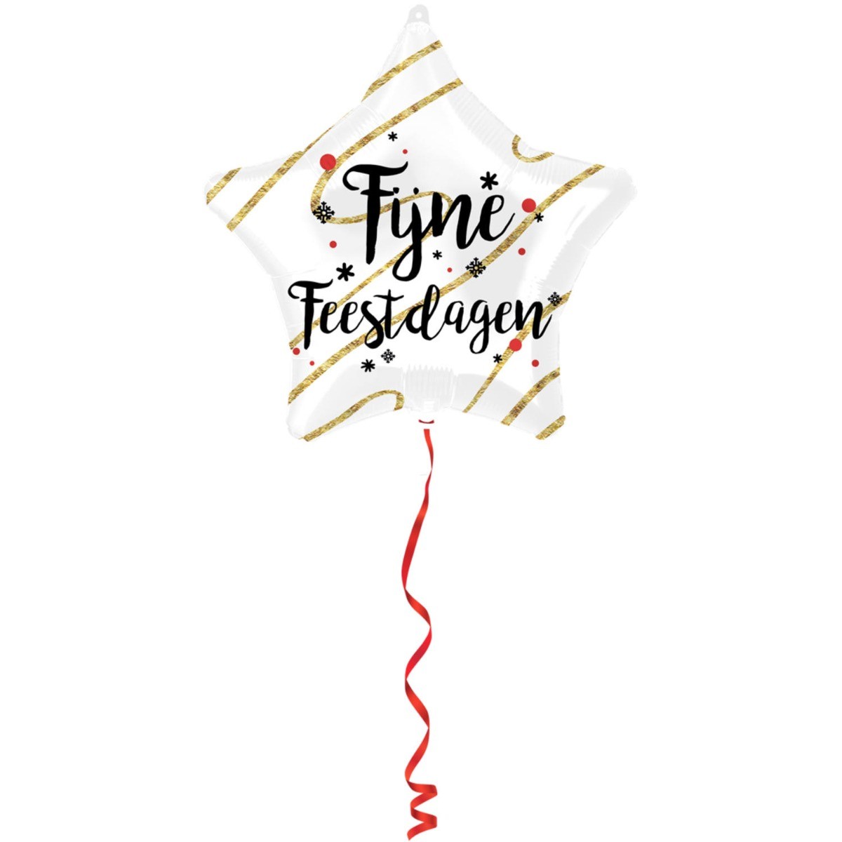Folieballon Fijne Feestdagen - 48cm