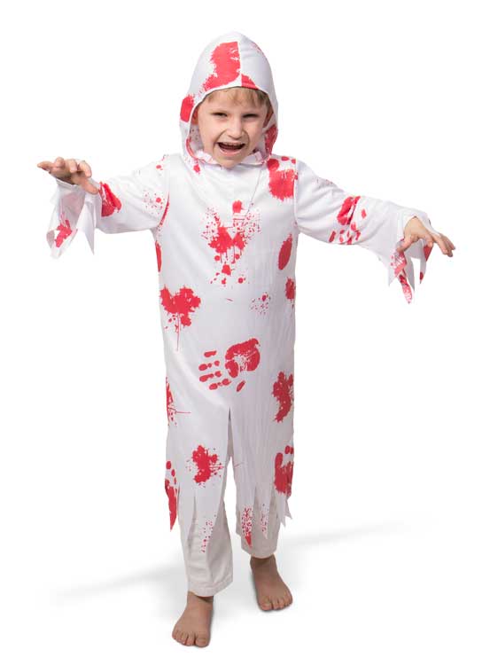Spoken kostuum met bloed Halloween kinderen - maat 98-116 afbeelding