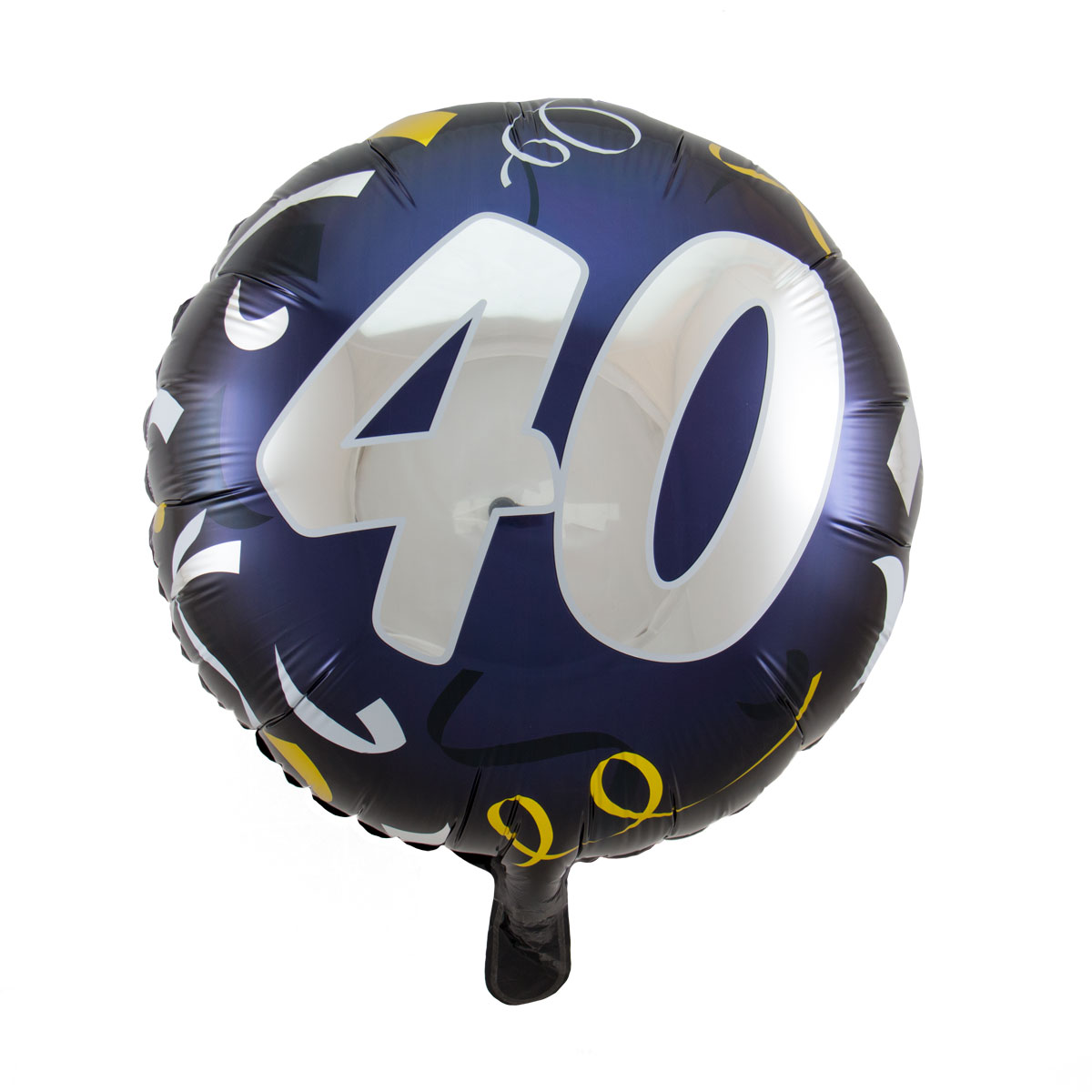 40 Jaar Stijlvol Feest Folieballon - 45cm afbeelding