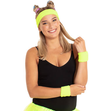 Zweetbandjes - Neon Geel afbeelding