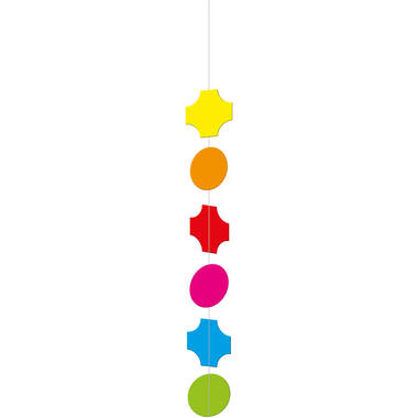 AANBIEDING Hangdecoratie Multigekleurd - 3stk afbeelding