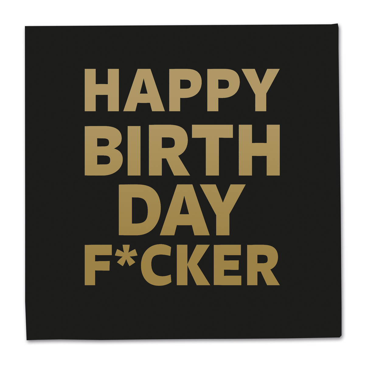 Happy Birthday Fucker Servetten - 20 stuks