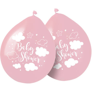 Ballonnen Babyshower Roze - 8stk afbeelding