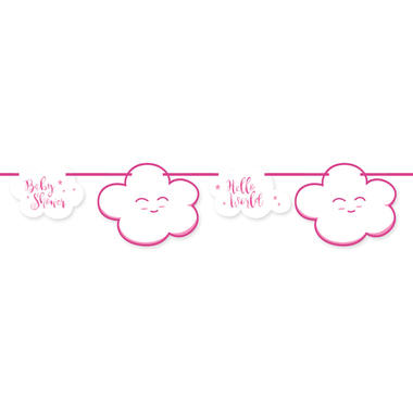 Slinger Babyshower Roze - 4mtr afbeelding