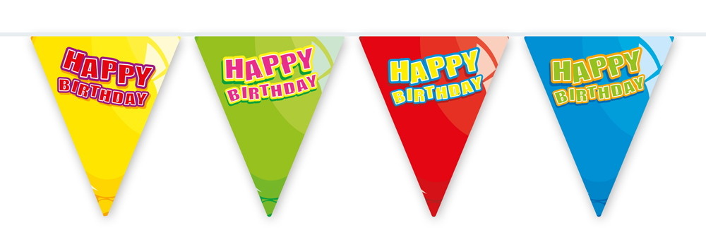 Happy Birthday Feest Slinger - 3 meter afbeelding
