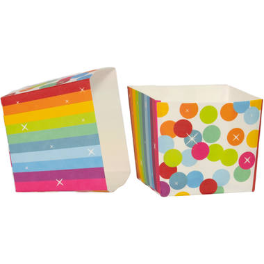 Snoepbakjes Rainbow - 5stk afbeelding