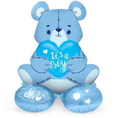 Folieballon It's a Boy op Standaard - 61cm afbeelding