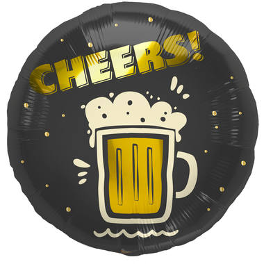 Folieballon Cheers Bier - 45cm afbeelding